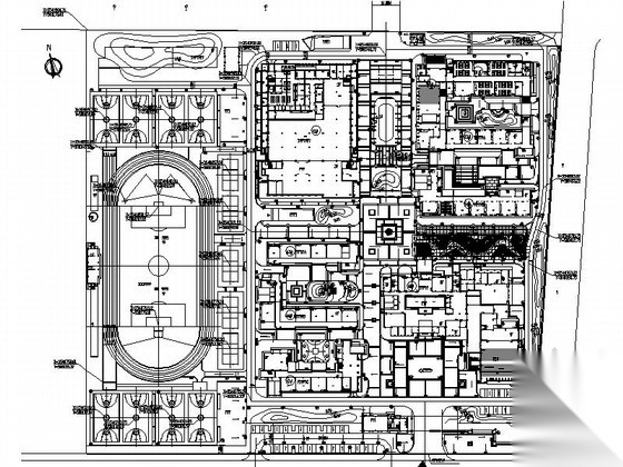 [江苏]中学校园教育机构景观设计施工图