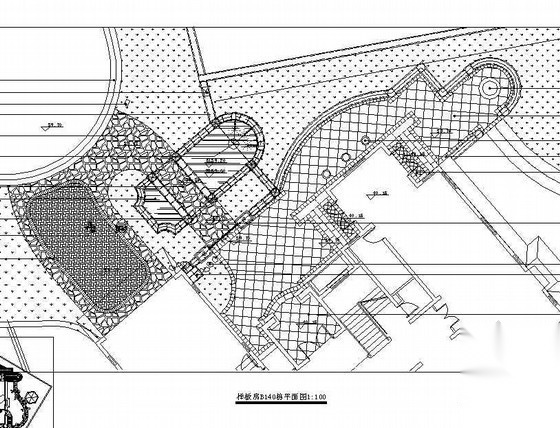 某别墅区样板房B140栋环境景观设计施工图