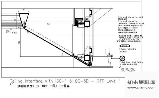 图块/节点顶棚内表面(ICS-1和CE-5B处)-GTC首层