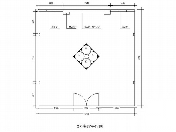 33㎡餐厅包间装修图（含效果）