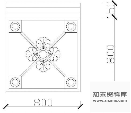 图块/节点花饰浮雕