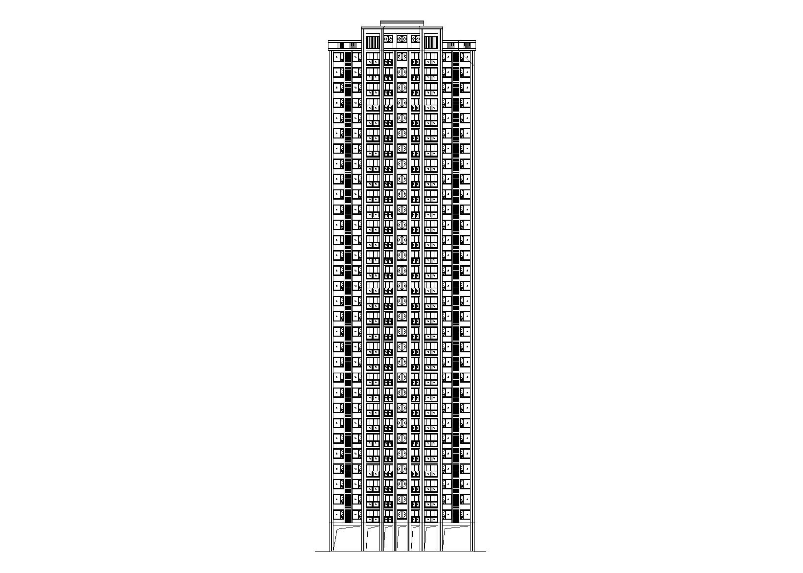 大型高层住宅及商业公建配套建筑施工图