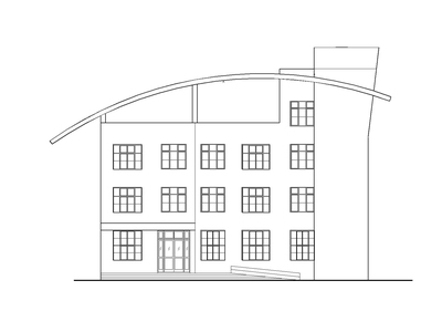 小型汽车站设计建筑施工图（CAD）