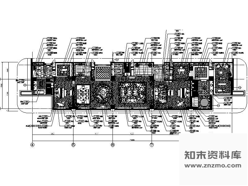 施工图某酒店总统套房装修图