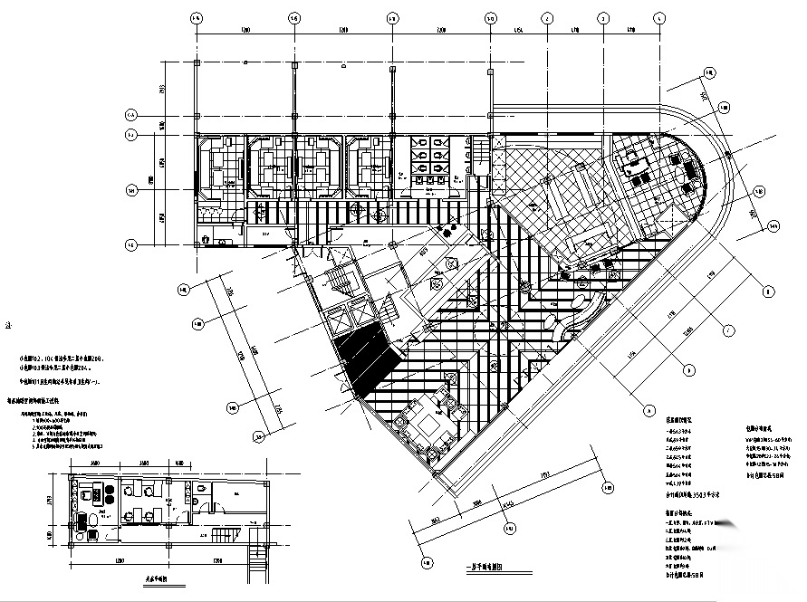 现代大型自助式KTV空间施工图（附效果图）