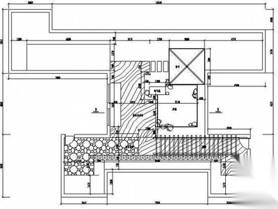 某屋顶花园景观施工图