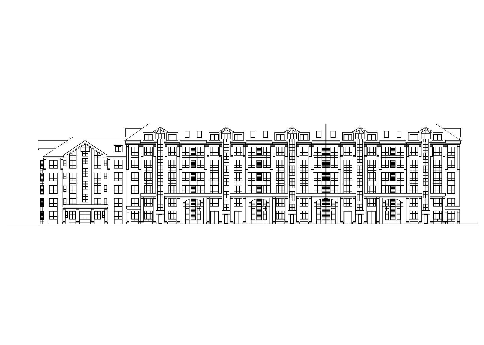 [吉林]长春某花园小区住宅楼建筑群设计施工图(含总图...