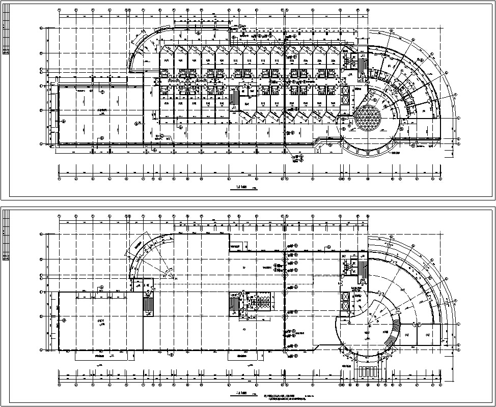 5套现代风格宾馆酒店建筑设计项目施工图