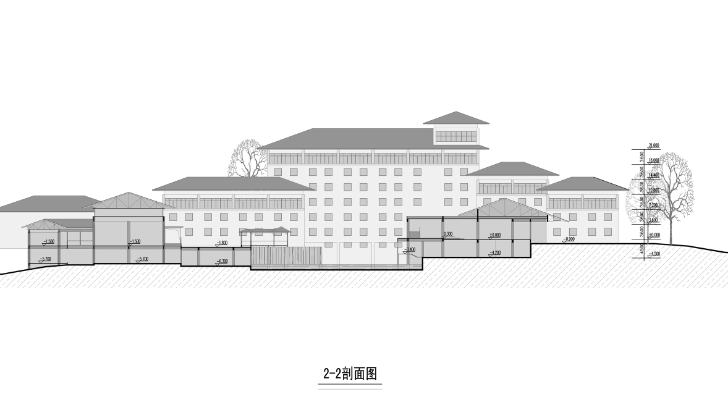 现代风格西山湖宾馆(五星级)全套建筑方案及施工图