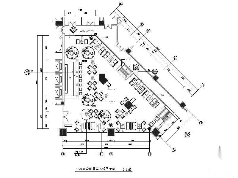 [长春]某国际大厦办公空间装修图(含效果)