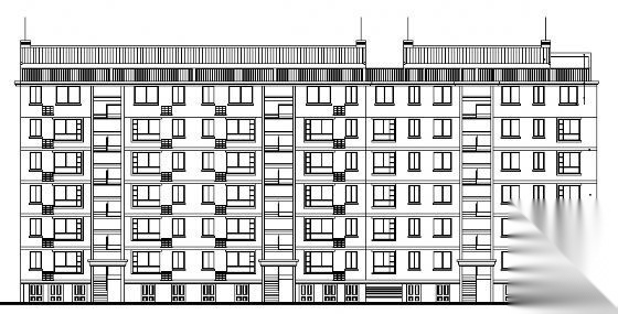 某小区住宅楼1号楼建筑施工图