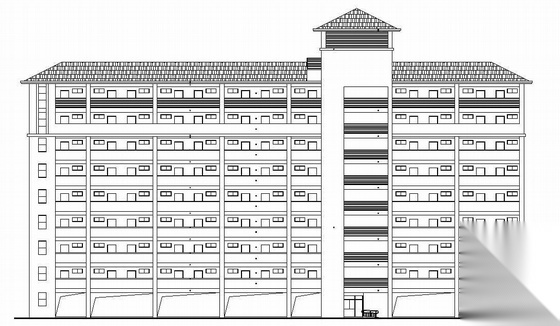 [凤岗]某九层集体宿舍建筑施工图