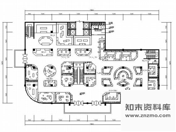 施工图原创某时尚大型商场设计CAD施工图含效果图