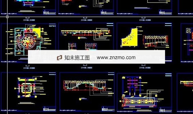 非常完整休闲酒店装修设计施工图