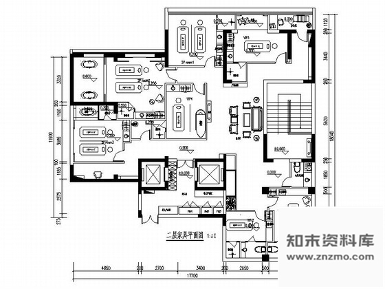 施工图廊坊大型连锁美容美体机构新中式SPA会所装修施工图含实景