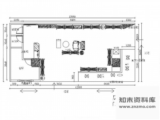 施工图新疆品牌服装店装修设计施工图含3D效果模型