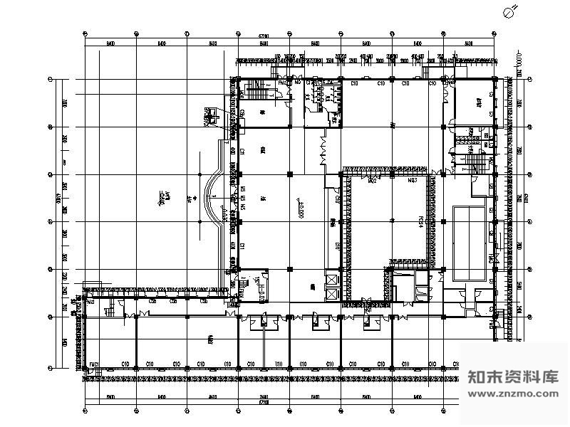 图块/节点井冈山某教育基地石材墓墙装饰工程图