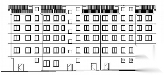 某五层住宅楼建筑施工图