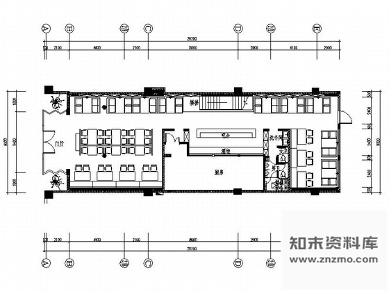 施工图宜兴悠仙美地现代典雅茶餐厅装修图含效果