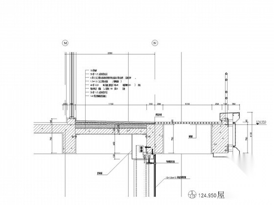 [上海]电视台屋面节点详图 建筑通用节点