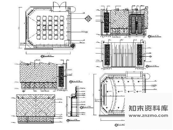 图块/节点视听室装修详图