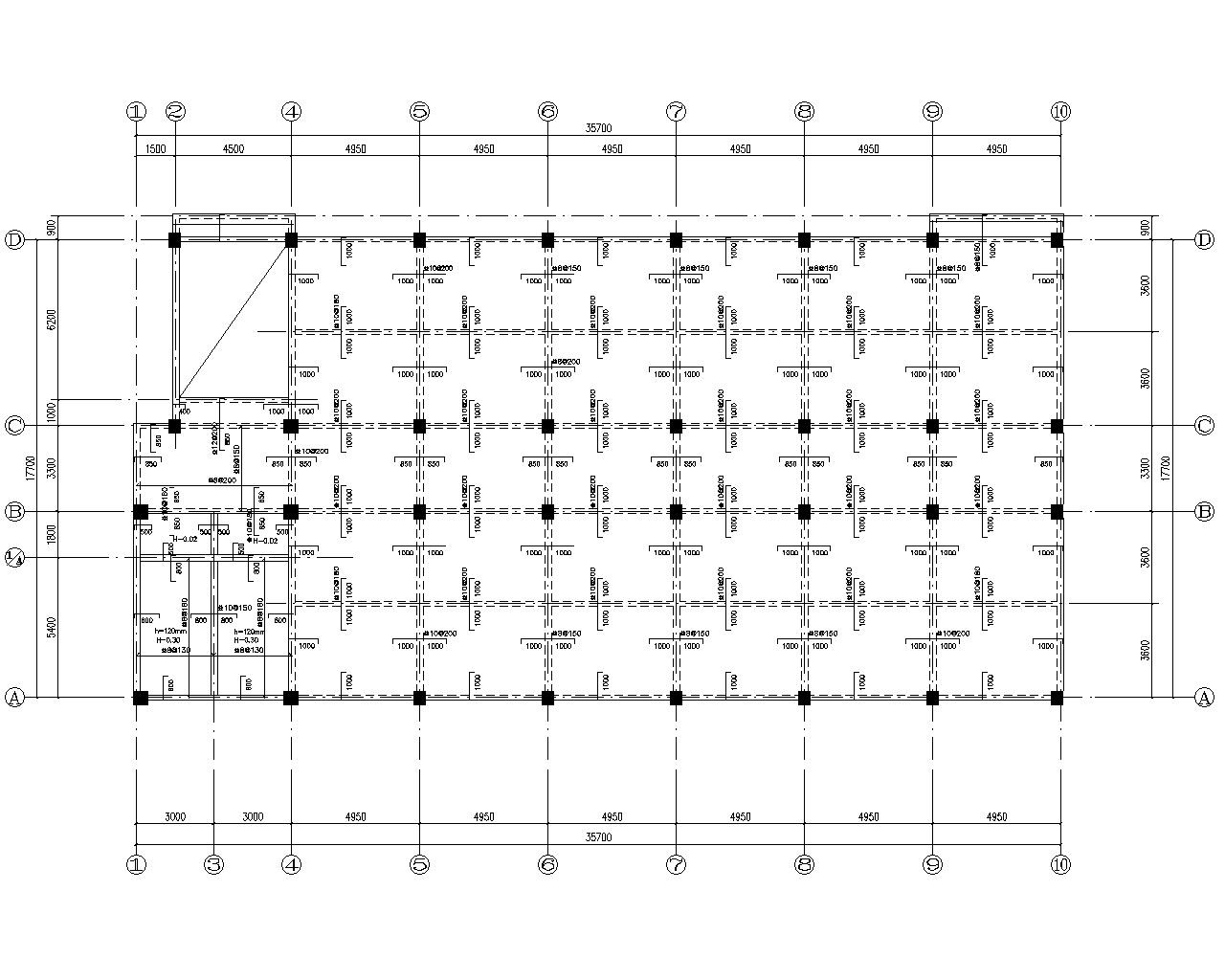 教学楼 混合结构 施工图