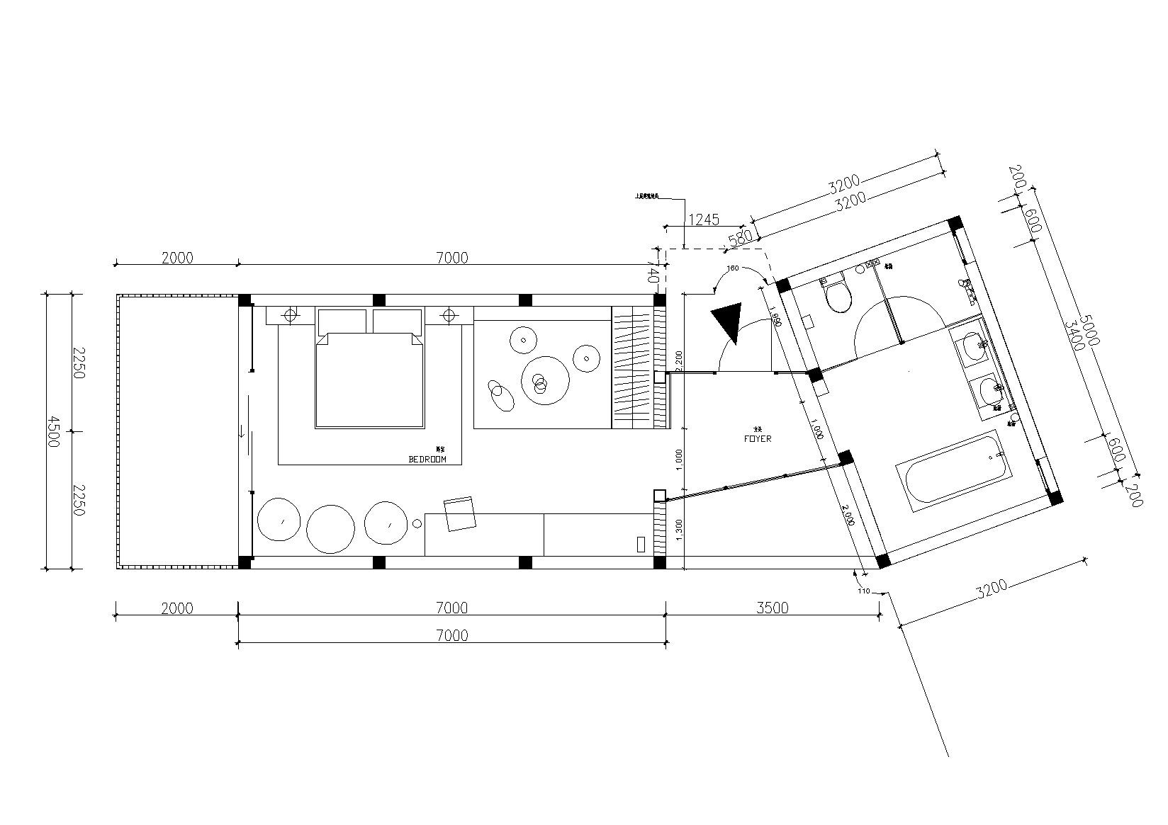 [云南]昆明板栗林C2户型树屋施工图_效果图