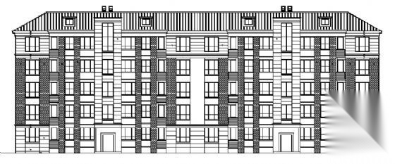 多层住宅建筑图纸