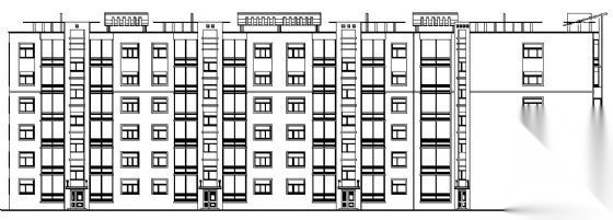 某六层住宅建筑方案图