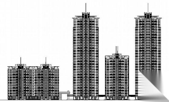 锦绣某住宅小区建筑方案图