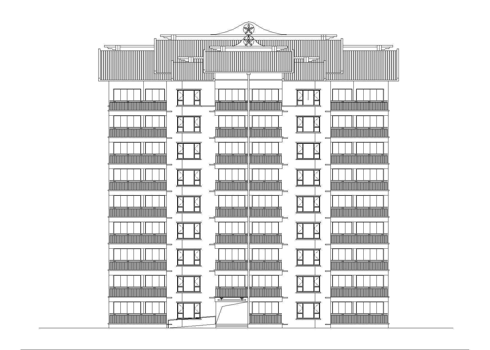 县城拆迁安置房设计建筑施工图（2018）