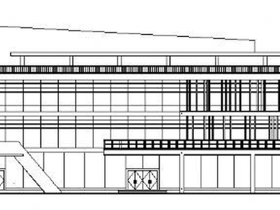 沅江音乐城售楼部建筑、结构施工图