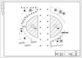 公园景观规划设计节点图CAD图纸 局部景观