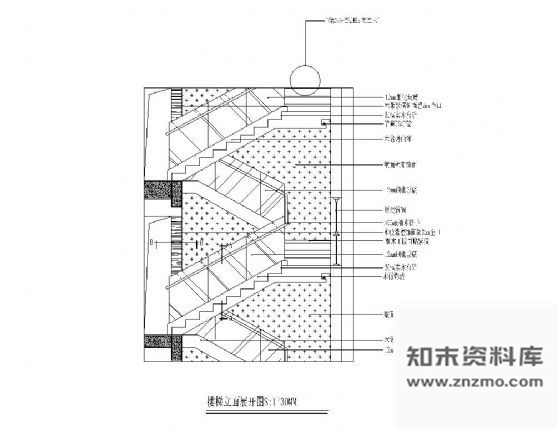 图块/节点别墅楼梯间详图