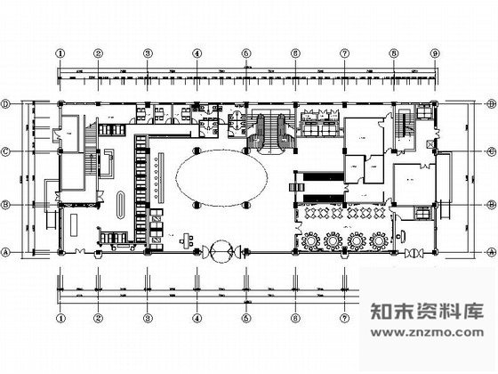 施工图上海特色餐饮连锁企业酒店中式茶楼装修设计施工图