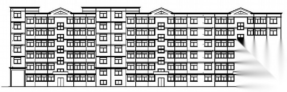 某六层节能住宅楼建筑施工图