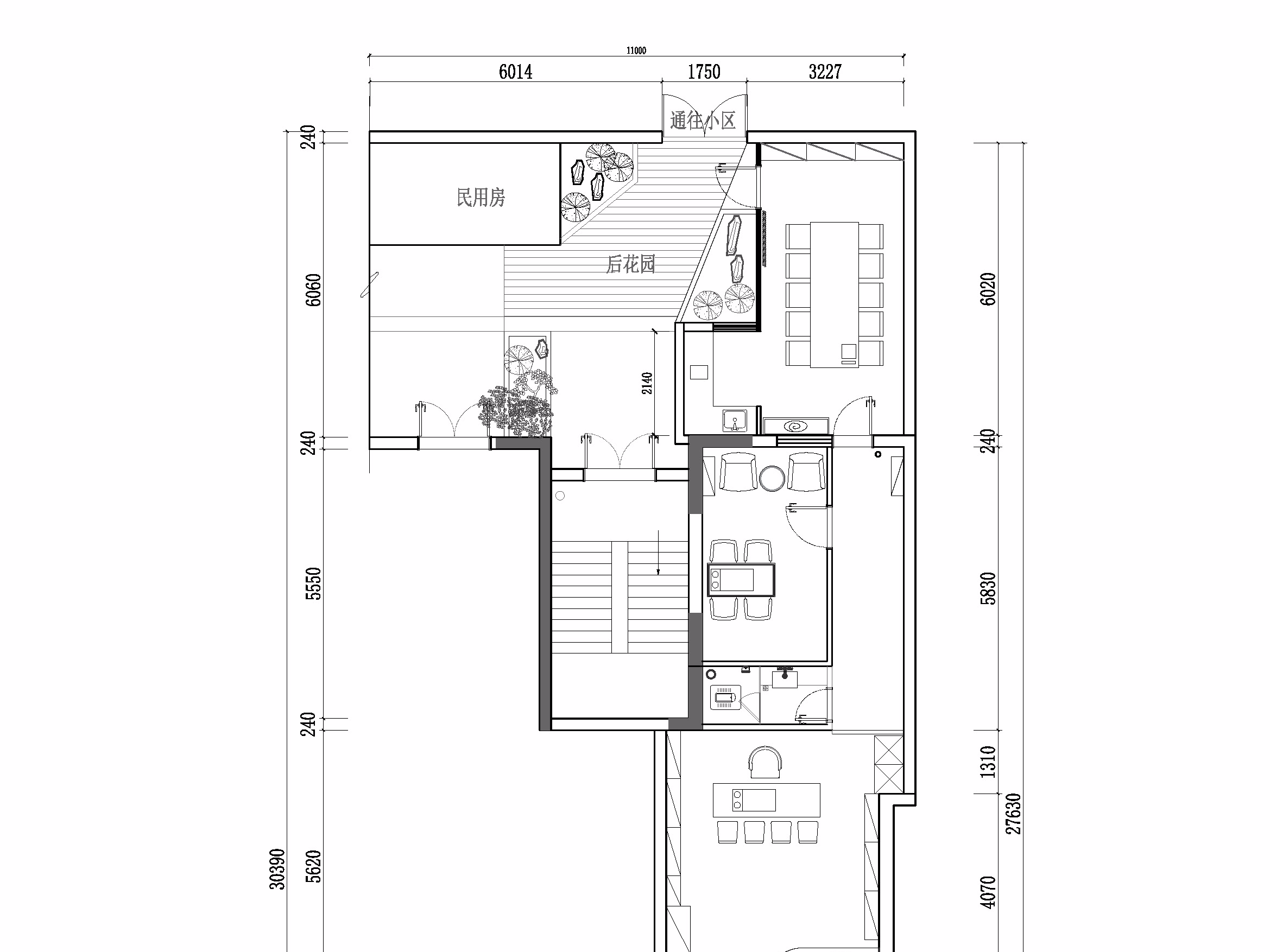 瑜伽会所平面方案图