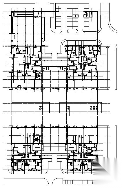 北京某十五层塔式商住楼施工图