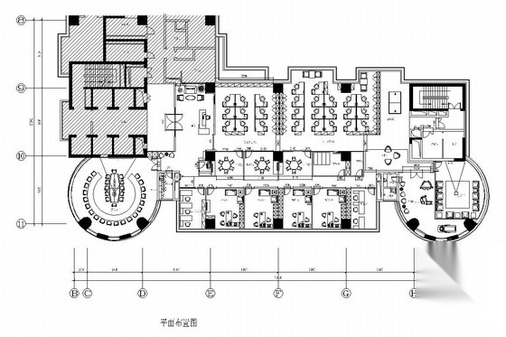 [深圳]著名创投公司现代高档办公室施工图（含效果图）