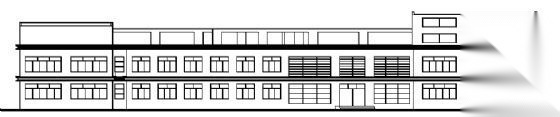 南方某高校大学生活动中心建筑方案图