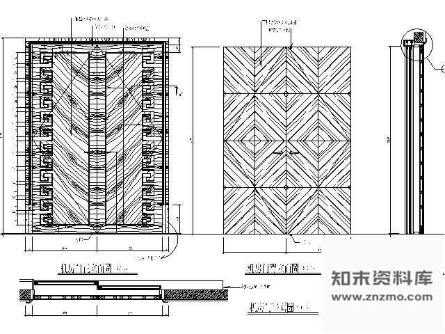 图块/节点豪宅机房门详图 通用节点