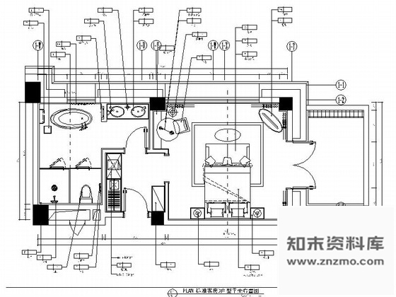 施工图西藏原木清新酒店双人客房CAD施工图含效果图