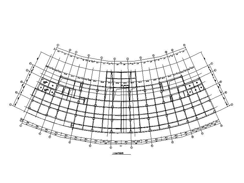 11层弧形中医院 综合楼框架结构 施工图