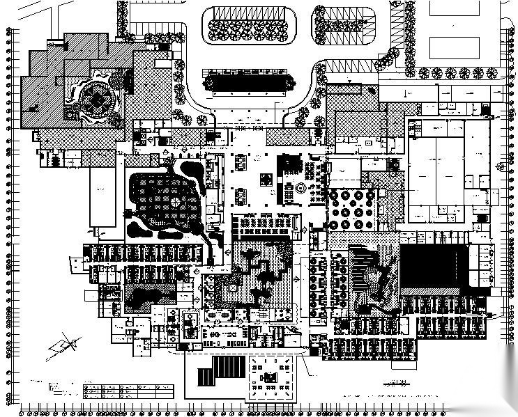 [广西]桂林桂山大酒店室内改造工程施工图（附效果图）