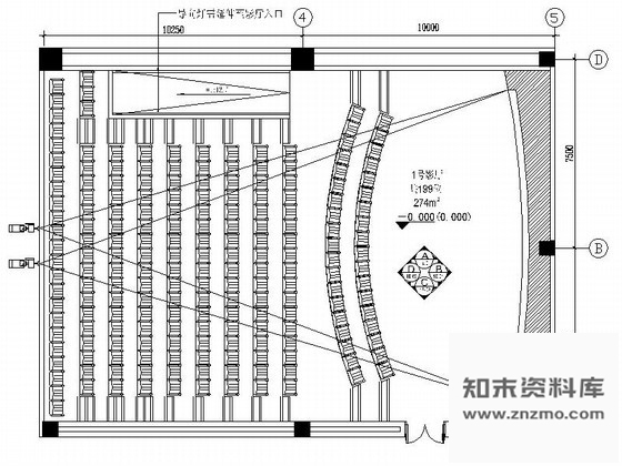 施工图佛山某国际电影城1号影厅施工图