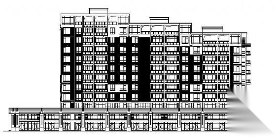 某市十二层住宅楼建筑施工图