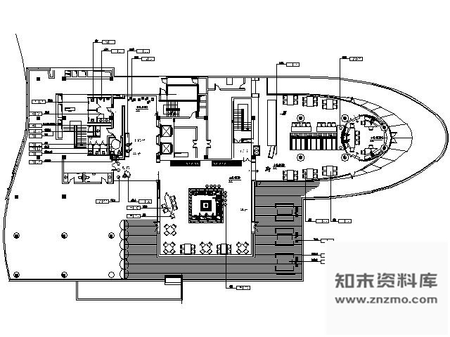 施工图苏州五星假日酒店巴西烤肉施工图