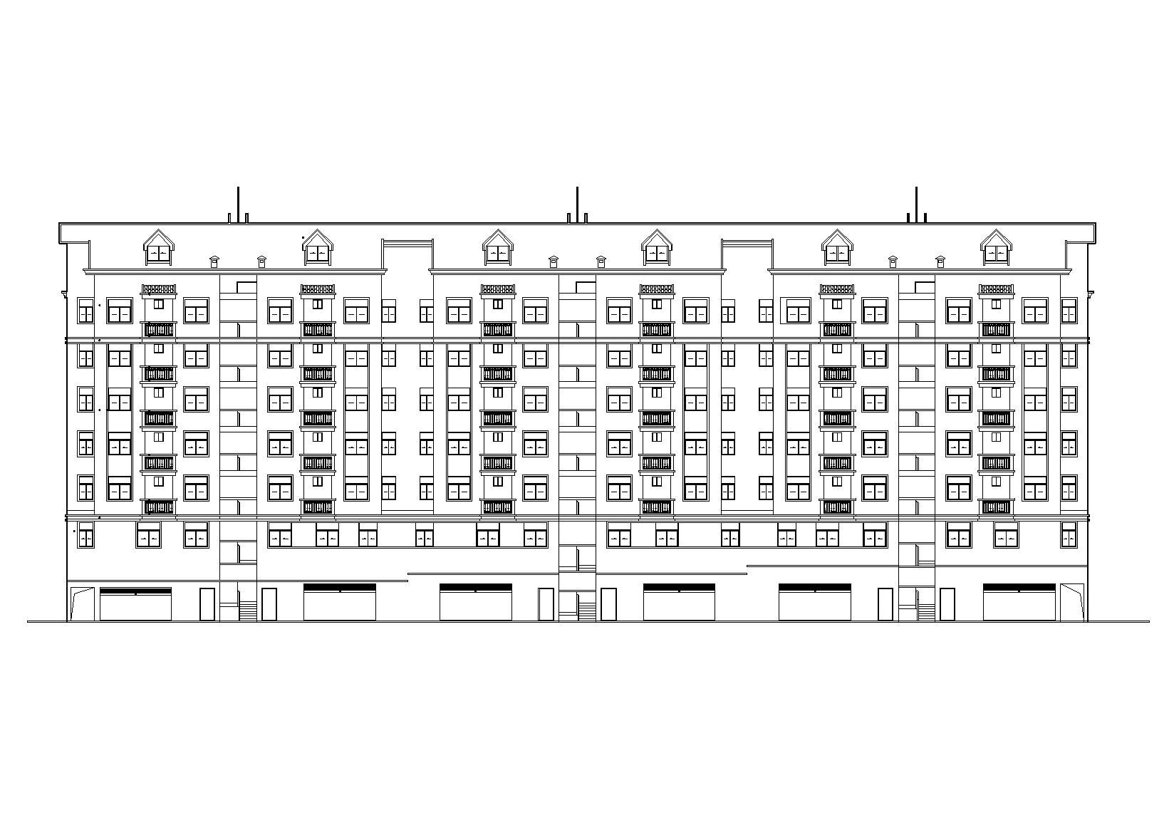 [福建]三明市明溪县多层住宅楼建筑施工图