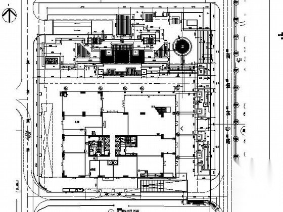 [深圳]商务大厦景观园建工程施工图