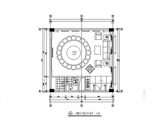 [广东]某四星酒店餐饮区施工图